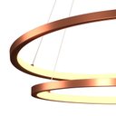 Ver imagem 3 de Lustre Pendente Orluce Tabat OR1796 com 2 Aros 50/40cm Cobre Led Bivolt