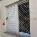 Ver mais imagens de Kit Tela de Proteção Janelas Gato Criança 1,30 X 1,60 Branca