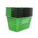 Ver imagem 5 de Carrinho de Compras Preto com Cestos D-500 12kg Removíveis Verde - Dellaplast