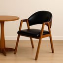 Ver imagem 2 de Cadeira Luiza Sala de Jantar com Braço Madeira Maciça Movellu Home