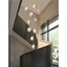 Pendente Led 90w 3000k 60x350cm Dourado - 1