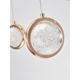 Pendente Led 90w 3000k 60x350cm Dourado - 2