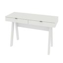 Ver imagem 3 de Kit Escritório com Mesa Estante e Balcão 4 Portas 2 Gavetas MDP Branco Tecno Mobili