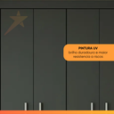 Ver imagem 6 de Guarda Roupas Casal 6 Portas 4 Gavetas Primacy Preto Batrol