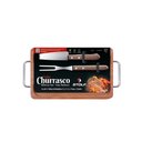 Ver imagem 1 de Kit Churrasco com Tábua Garfo e Faca - Stolf 35x21