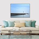 Ver imagem 1 de Quadro Canvas Porto do Mar 80x1,00