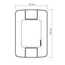 Ver imagem 2 de Conjunto 4x2 com 2 Interruptores Simples 6 a 250 V e 1 Tomada 2p+t 20 a 250 V Aria Branc