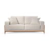 Sofá Paris 3 Lugares Linho Off-white 2,10m Confortável Sala - 2