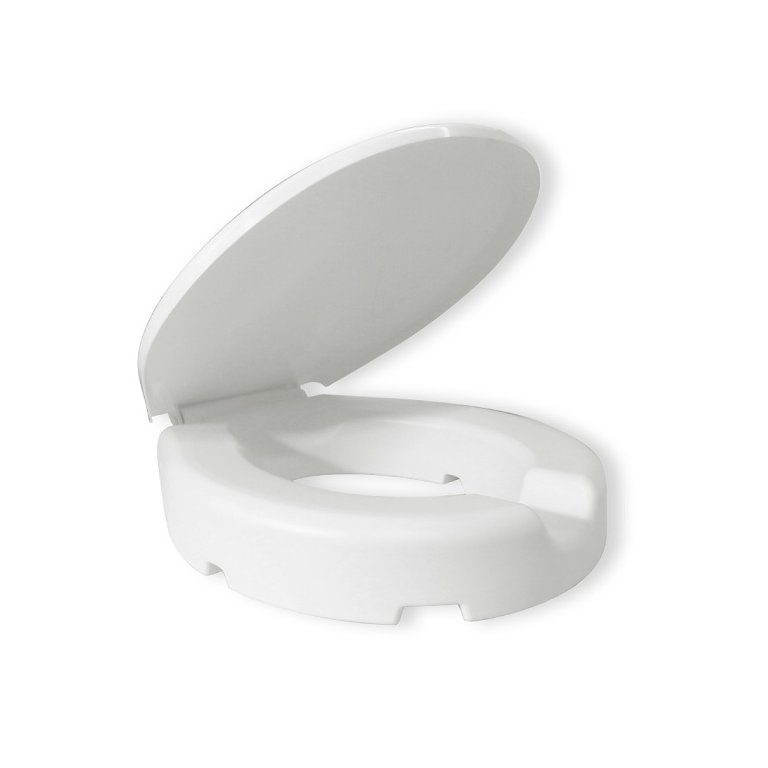 Assento Sanitário Elevado 7,5cm Oval Convencional Branco Cipla