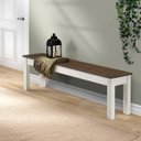 Ver imagem 4 de Banco de Madeira Maciça Branco Envelhecido