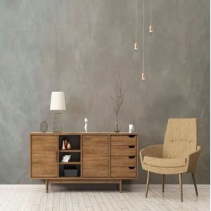 Papel De Parede Autocolante Adesivo Cimento Queimado Lavável Plavitec Papel Parede Cimento Queimado 