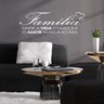 Adesivo De Parede Decorativo Quarto Sala Família Vida e Amor - Cor Branca - 3