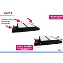 Ver imagem 5 de Cama Box c/2 Auxiliares King MH1453 Black Herval 193x203x34
