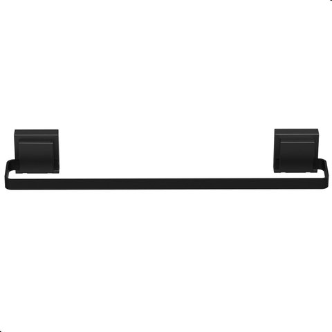 Porta Toalha de Banho Toalheiro com Ventosa Preto F.max