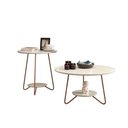 Ver imagem 3 de Jogo de Mesa Centro e Lateral Home Off White