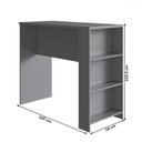 Ver imagem 3 de Bancada de Cozinha Luna 3 Prateleiras Cinza - Irm Móveis