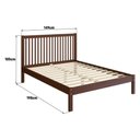 Ver imagem 3 de Cama de Casal de Madeira Maciça para Colchão 138x188cm Multimóveis Cr35276