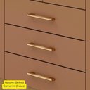 Ver imagem 4 de Guarda Roupa Solteiro 120 Cm 4 Portas 10088 Nature Camarim Vlr Nature Camarim