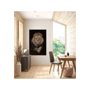 Ver imagem 1 de Quadro Grande Decoração Para Quarto Sala 130x90 Leão De Judá - Unissex