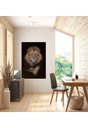 Ver imagem 1 de Quadro Grande Decoração Para Quarto Sala 130x90 Leão De Judá - Unissex