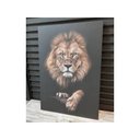 Ver imagem 2 de Quadro Grande Decoração Para Quarto Sala 130x90 Leão De Judá - Unissex