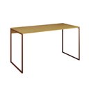 Ver imagem 1 de Mesa para Escritório Industrial Base Ferro Cobre Tampo Mdp Canela 120x60