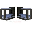 Ver imagem 5 de Treliche Solteiro Cabeceira Bau 1 Porta 225x87 Cm15 Preto Dtall Preto