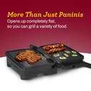 Ver imagem 5 de Elite Gourmet Epn-2976 Grill & Panini Press 2-slice 1.25” Preto