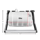 Ver mais imagens de Elite Gourmet Epn-2976 Grill & Panini Press 2-slice 1.25” Preto