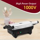 Ver imagem 4 de Elite Gourmet Epn-2976 Grill & Panini Press 2-slice 1.25” Preto