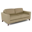 Ver imagem 7 de Sofá Sala de Estar Living 4 Lugares 280cm Presley Pés Madeira Couro Bege G52 - Gran Belo