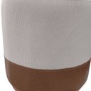 Ver imagem 4 de Puff Redondo Decorativo Premium Madeira Maciça Resistente Sala Luxo Talento Móveis