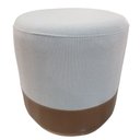 Ver imagem 2 de Puff Redondo Decorativo Premium Madeira Maciça Resistente Sala Luxo Talento Móveis
