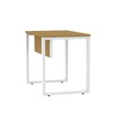 Ver imagem 7 de Escrivaninha Mesa Escritório P25 90cm Samba e Branco Marrom