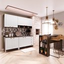 Ver imagem 1 de Armário de Cozinha Compacta 4 Peças e Bancada Gourmet Safira Luciane Móveis