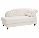 Ver imagem 1 de Chaise 160cm Direito Pomme Bouclé Off White - Sallar Home