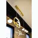 Ver imagem 2 de Pendente Piu Dourado 95cm 34w 3000k Led - Ka008 - Bella