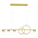 Ver imagem 1 de Pendente Piu Dourado 95cm 34w 3000k Led - Ka008 - Bella
