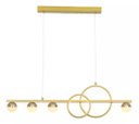 Ver imagem 1 de Pendente Piu Dourado 95cm 34w 3000k Led - Ka008 - Bella