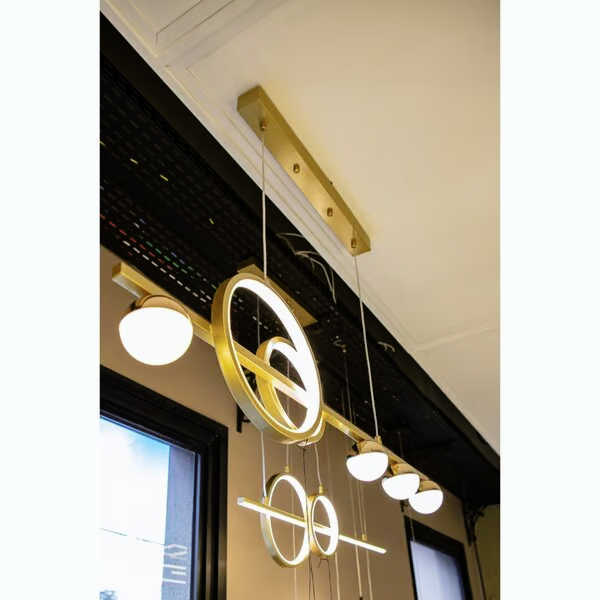 Pendente Piu Dourado 95cm 34w 3000k Led - Ka008 - Bella - 2