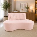 Ver imagem 1 de Namoradeira Mavie 160cm 2 Lugares Bouclê Design Orgânico