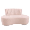 Ver imagem 2 de Namoradeira Mavie 160cm 2 Lugares Bouclê Design Orgânico