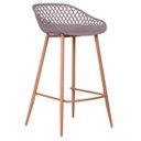 Ver imagem 1 de Banqueta Noma Média com Estrutura em Aço:cardo - Camurça