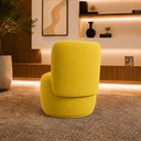 Ver imagem 4 de Poltrona Decorativa Bia Orgânica Suede Recepção Sala Estar Quarto