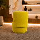 Ver imagem 3 de Poltrona Decorativa Bia Orgânica Suede Recepção Sala Estar Quarto