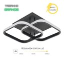 Ver imagem 2 de Luminária Led Moderna Quadrada 26w Bivolt 3 em 1