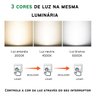 Luminária Led Moderna Quadrada 26w Bivolt 3 em 1 - 6