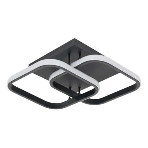 Luminária Led Moderna Quadrada 26w Bivolt 3 em 1