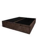 Ver imagem 3 de Base Box Baú Casal Bipartida Suede 1,38x1,88
