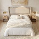 Ver imagem 3 de Cabeceira Estofada 2,23m King Pier para Quarto de Casal Boucle Linha Premium